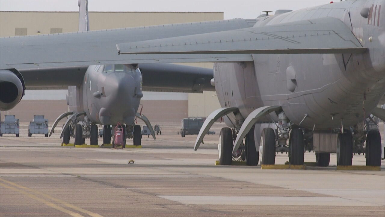 B-52s on runway
